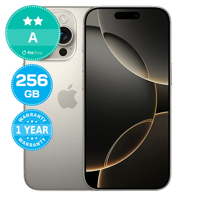 Apple iPhone 16 Pro Natural Titanium 256GB A Reconditionné