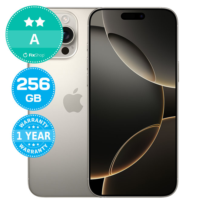 Apple iPhone 16 Pro Max Natural Titanium 256GB A Reconditionné