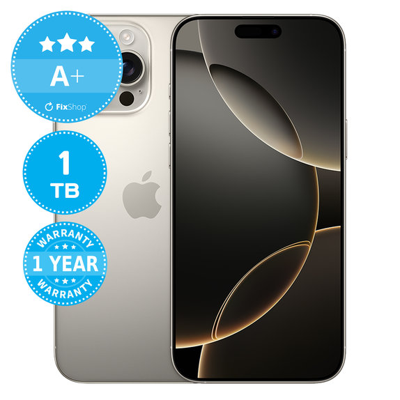 Apple iPhone 16 Pro Max Natural Titanium 1TB A+ Reconditionné