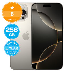 Apple iPhone 16 Pro Max Natural Titanium 256GB B Reconditionné