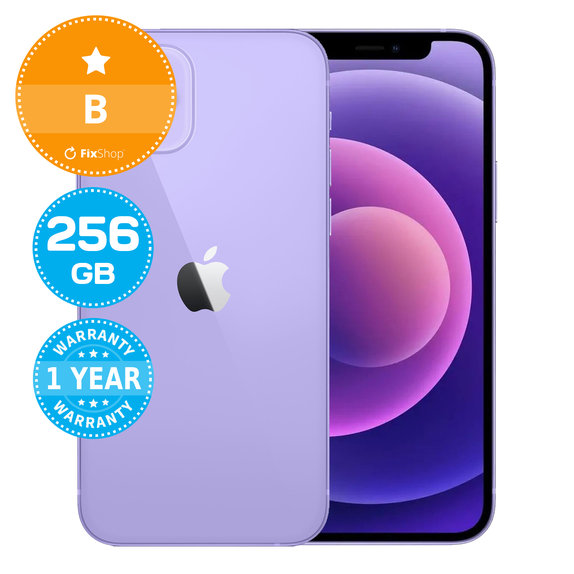 Apple iPhone 12 Purple 256GB B Reconditionné