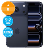 Apple iPhone 17 Pro Deep Blue 512GB B Reconditionné