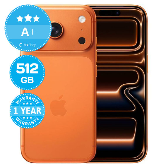 Apple iPhone 17 Pro Cosmic Orange 512GB A+ Reconditionné