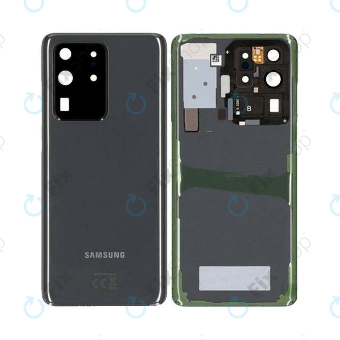 Samsung Galaxy S20 Ultra G988F - Cache batterie (Gris cosmique) - GH82-22217B Genuine Service Pack