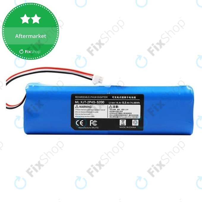 Xiaomi Roidmi EVE Plus, Viomi, Lydsto, Proscenic, Tefal - Batterie XJT-2P4S-5200 Li-Ion 14.4V 5200mAh