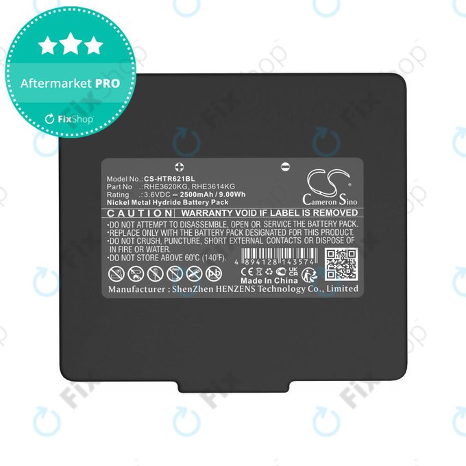 Batterie pour Hetronic, 2500mAh, Ni-MH, 3.6V, RHE3620KG, HQ