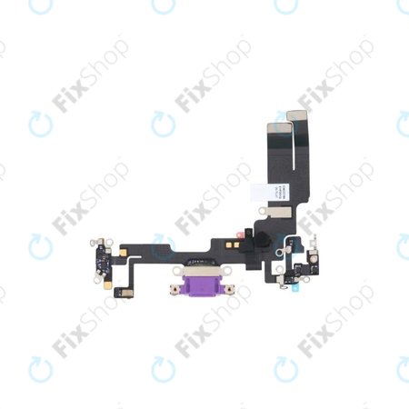 Apple iPhone 14 - Connecteur de charge + Câble flexible (Violet)