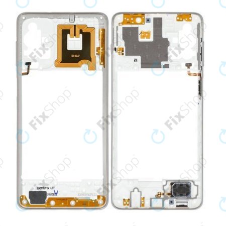 Samsung Galaxy M51 M515F - Cadre central (Blanc) - GH97-25354B Genuine Service Pack