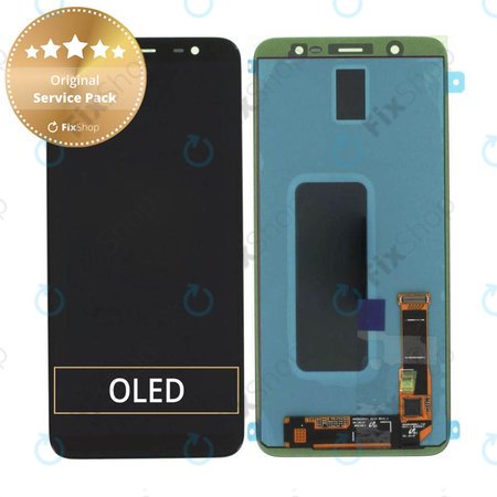 Samsung Galaxy J8 J810F (2018) - Écran LCD + Écran Tactile (Noir) - GH97-22145A, GH97-22149A Genuine Service Pack