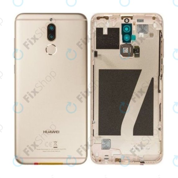 Huawei Mate 10 Lite - Cache batterie + Capteur d'empreintes digitales (Or) - 02351QXP, 02351QQC
