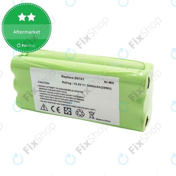 Ecovacs Dibea ZN101, K6, L6, Dirt Devil - Batterie 0606004 Ni-MH 14.4V 2000mAh