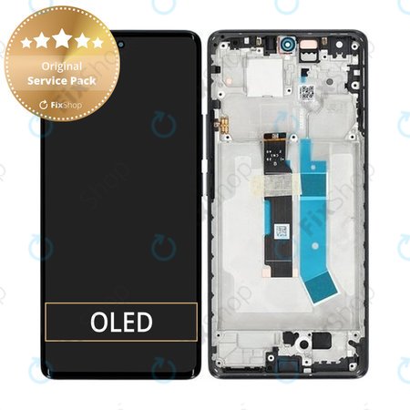 Xiaomi Redmi Note 14 Pro 4G 24116RACCG - Écran LCD + Écran tactile + Cadre (Midnight Black) - 560003000O600 Genuine Service Pack