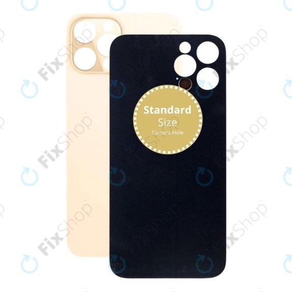 Apple iPhone 12 Pro Max - Verre du boîtier arrière (Or)