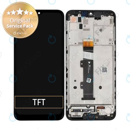 Motorola Moto G20 XT2128 - Écran LCD + Écran Tactile + Cadre (Bleu Breeze) - 5D68C18521 Genuine Service Pack