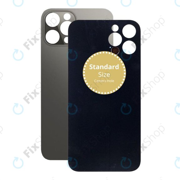 Apple iPhone 12 Pro Max - Verre du boîtier arrière (Graphite)