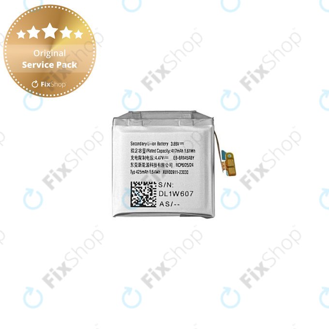 Samsung Galaxy Watch 7 44mm L310, L315, Watch 6 44mm R940, R945 - Batterie EB-BR945ABY 425mAh - GH43-05158A Genuine Service Pack