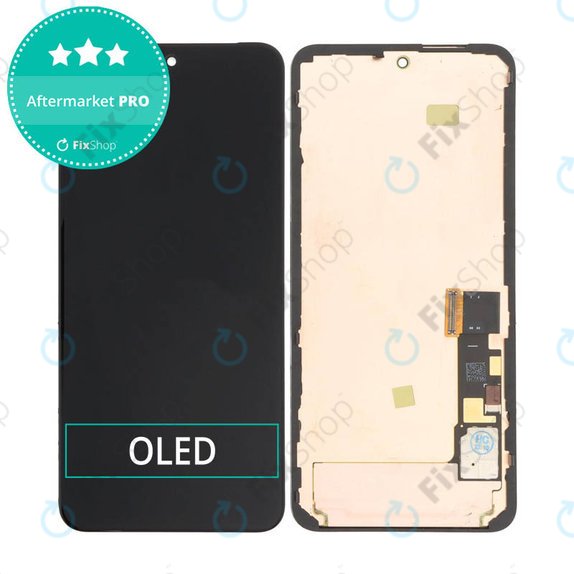 Google Pixel 8 GKWS6, G9BQD - Écran LCD + Ecran Tactile + Cadre (Black) OLED