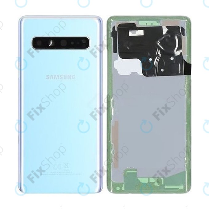 Samsung Galaxy S10 5G G977B - Cache batterie (couronne argentée) - GH82-19500A Genuine Service Pack