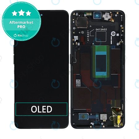 Oppo Reno 8 Pro CPH2357 - Écran LCD + Ecran Tactile + Cadre (Glazed Black) OLED