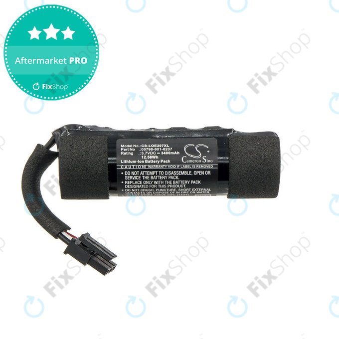 Batterie pour Logitech UE Boom 2, 3400mAh, Li-Ion, 3.7V, 00798-601-8207, HQ