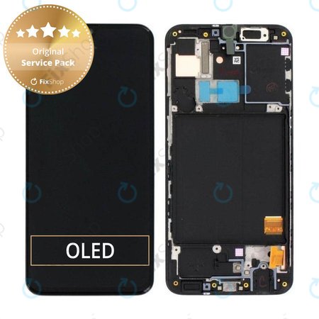 Samsung Galaxy A40 A405F - Ecran LCD + Ecran Tactile + Cadre (Noir) - GH82-19672A, GH82-19674A Genuine Service Pack