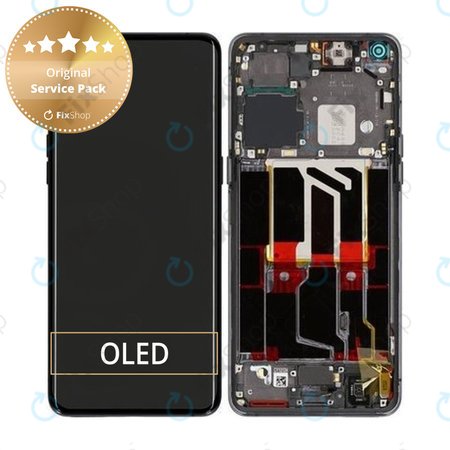 Oppo Find X5 Pro - Écran LCD + Écran Tactile + Cadre (Noir Glaze) - 4130012 Genuine Service Pack
