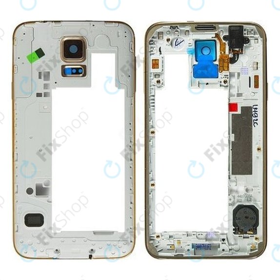 Samsung Galaxy S5 G900F - Cadre central (Or)