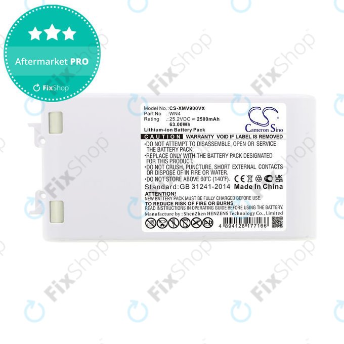 Batterie pour Xiaomi Dreame V10, V9, V8, XR, 2500mAh, Li-Ion, 25.2V, WN4, HQ