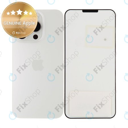 Verre du boîtier arrière pour iPhone 15 Pro | White Titanium | 661-35701 | Genuine Apple