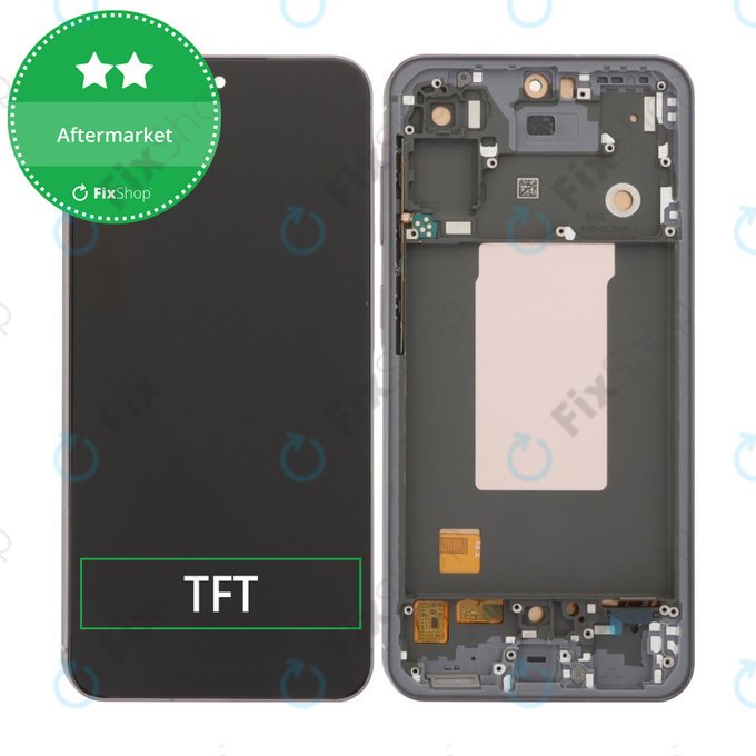 Samsung Galaxy A56 A566E - Écran LCD + Écran tactile + Cadre (Awesome Graphite) TFT