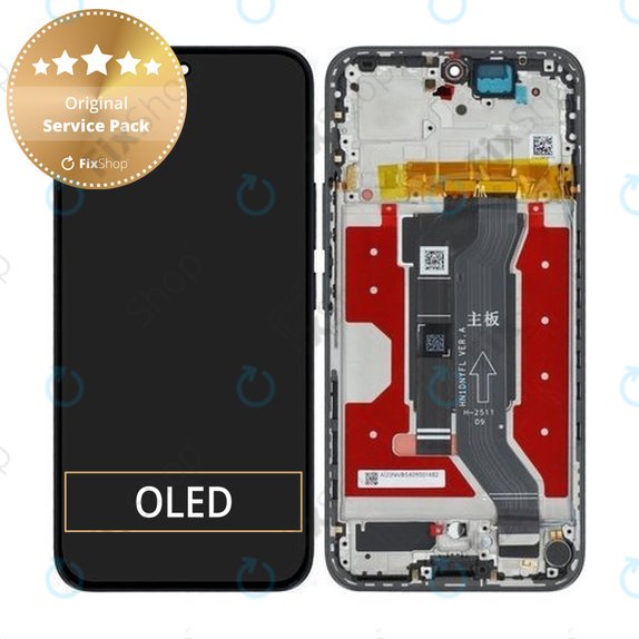 Honor 400 - Écran LCD + Écran tactile + Cadre (Midnight Black) - 0235APNR Genuine Service Pack
