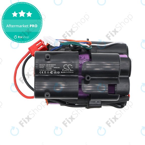 Batterie pour Rowenta RH6543WH, RH6545WH, RH6547WH, 2000mAh, Li-Ion, 14.4V, RS-RH5864, HQ