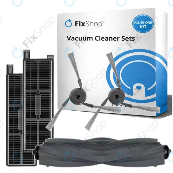 Kit de pièces de rechange pour Dreame Mova Z50 Ultra, Z5, Z5 Pro (1x Brosse principale, 2x Filtre, 2x Brosse latérale)