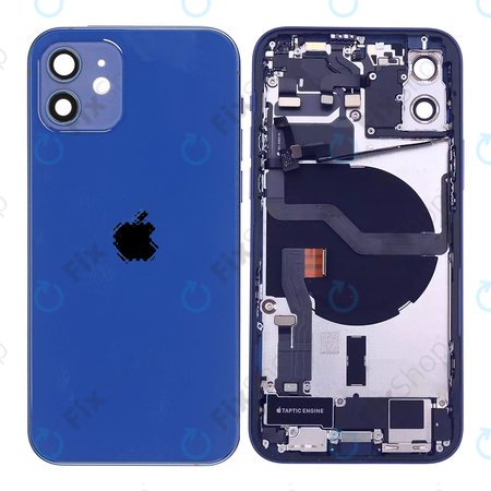 Apple iPhone 12 - Petites pièces du boîtier arrière (bleu)