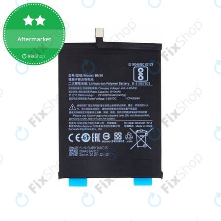 Xiaomi Mi A2 (Mi 6X) - Batterie BN36 3010mAh