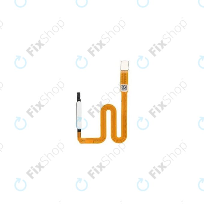 Samsung Galaxy A03s A037G - Capteur d'empreintes digitales + Câble flexible (Blanc) - GH81-21251A Genuine Service Pack