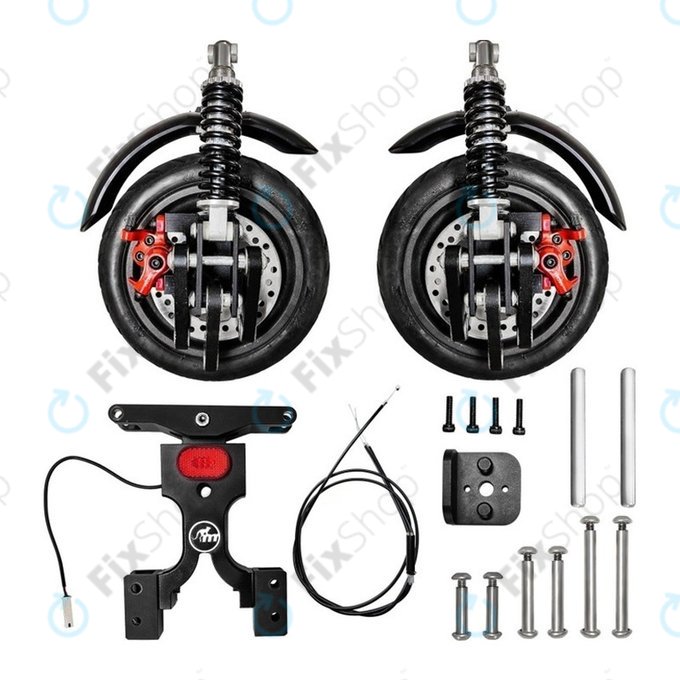 Monorim X3 - Kit de Suspension avec Deux Roues Arrières pour Xiaomi Mi Trottinette Électrique 2 M365, Pro, Pro 2, Mi 3
