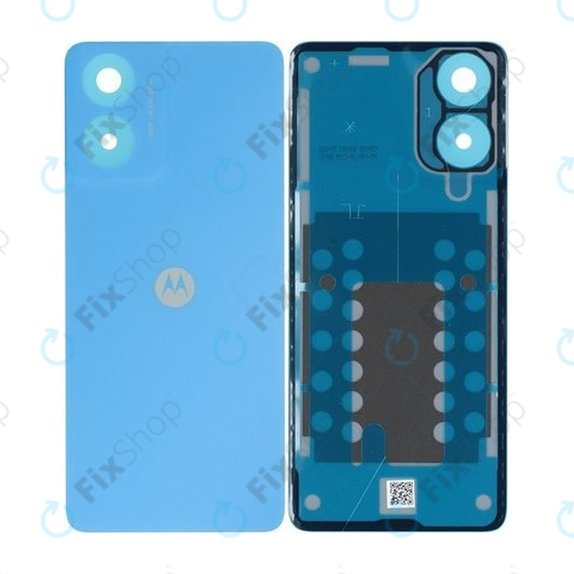 Motorola Moto G04 - Cache batterie (Satin Blue) - 5S58C23912 Genuine Service Pack