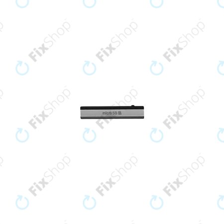 Sony Xperia Z2 D6503 - Couvercle du plateau SD (noir) - 1284-6785 Genuine Service Pack
