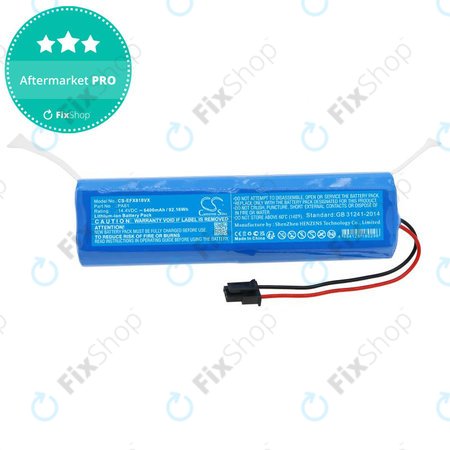 Batterie pour Eufy RoboVac X8 Hybrid, 6400mAh, Li-Ion, 14.4V, PA61, HQ