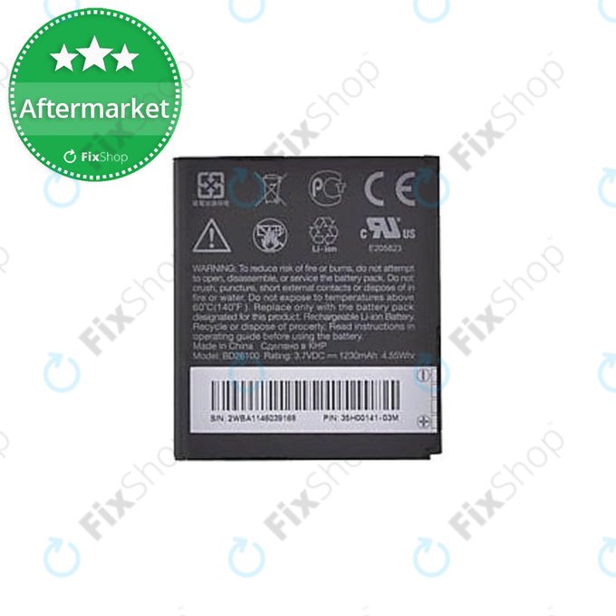 HTC Desire HD - Batterie BD26100 1230mAh - 35H00141-02M