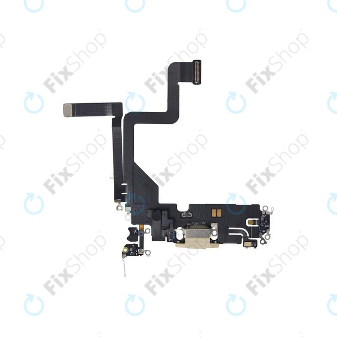 Apple iPhone 14 Pro - Connecteur de charge + Câble flexible (Or)