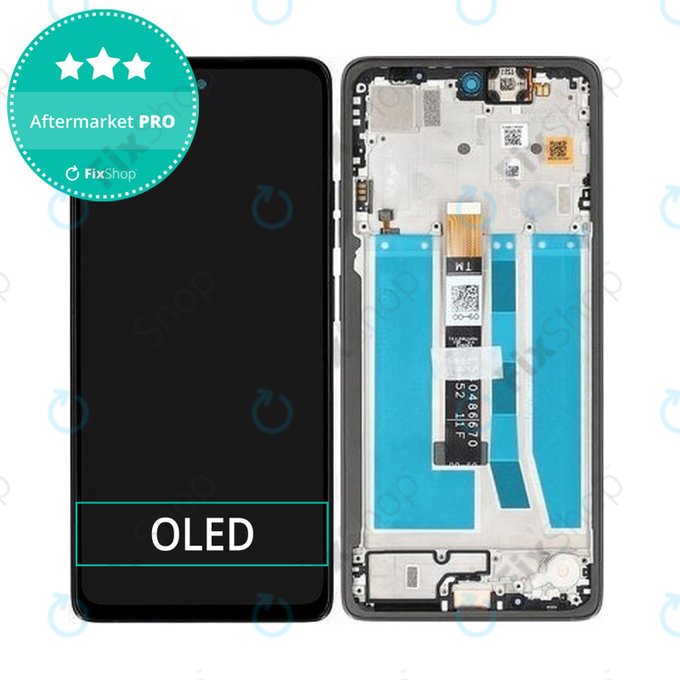 Motorola Moto G75 5G XT2437-2 - Écran LCD + Écran tactile + Cadre (Black) TFT