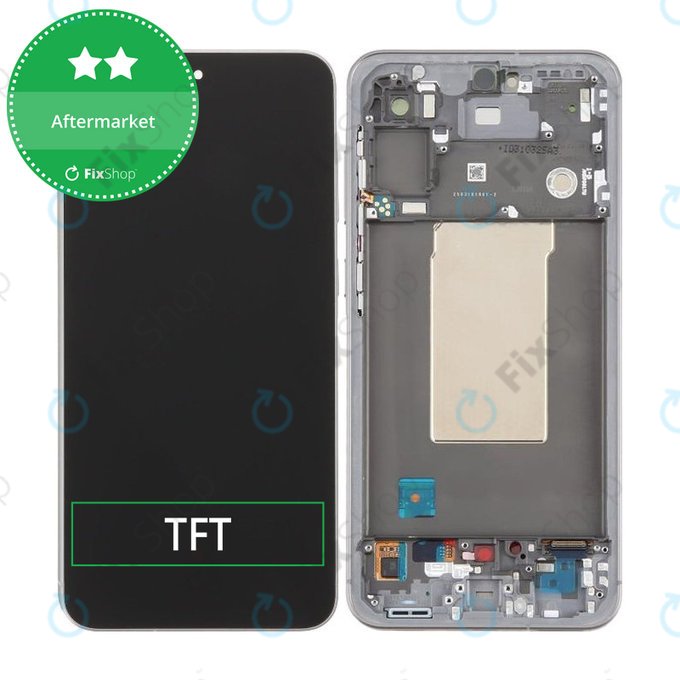 Samsung Galaxy A56 A566E - Écran LCD + Écran tactile + Cadre (Awesome Lightgray) TFT