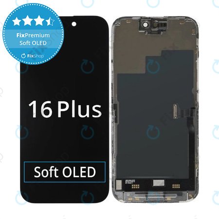 Apple iPhone 16 Plus - Écran LCD + Ecran Tactile + Cadre Soft OLED FixPremium