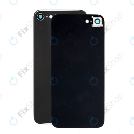 Apple iPhone 8 - Verre du boîtier arrière + objectif de l'appareil photo (gris sidéral)