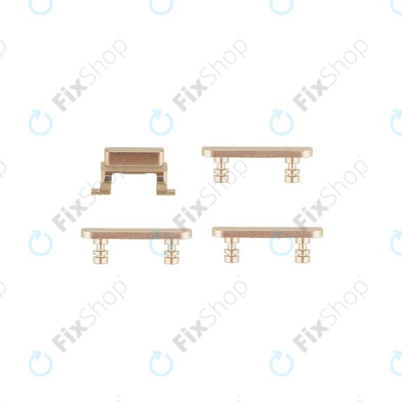 Apple iPhone 7 - Ensemble de boutons latéraux - Alimentation + Volume + Muet (Or)