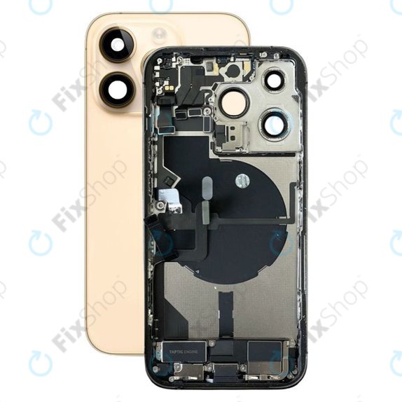 Apple iPhone 14 Pro - Petites pièces du boîtier arrière (or)
