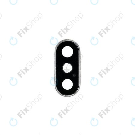 Apple iPhone XS - Objectif d'appareil photo + cadre (Argent)