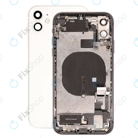 Apple iPhone 11 - Petites pièces du boîtier arrière (blanc)